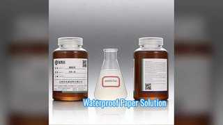 Водоотталкивающая бумажная химия