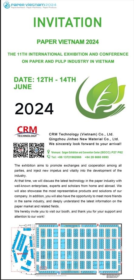 последние новости компании о Добро пожаловать на 11-ю международную выставку и конференцию по бумажной и целлюлозной промышленности Вьетнама